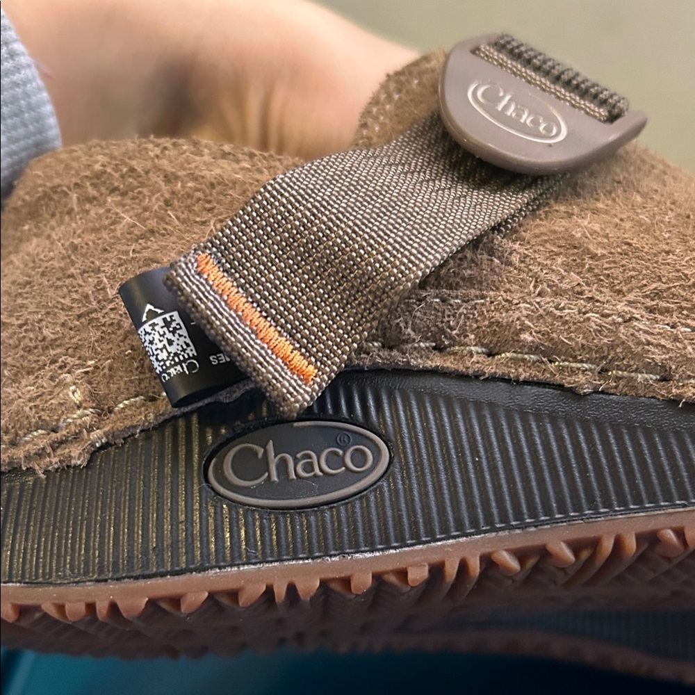 Chaco Women's Paonia Clog- Teak- Suede - Picture 10 of 16